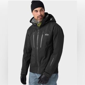 NWT $465 Stio Environ Jacket  Men's Size XXL Dermizax Abyss Black